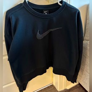 Nike cropped sweater shirt, size medium